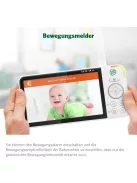 LeapFrog LF915 HD kamerás bébiőr 360° 8x zoom, OUTLET termék