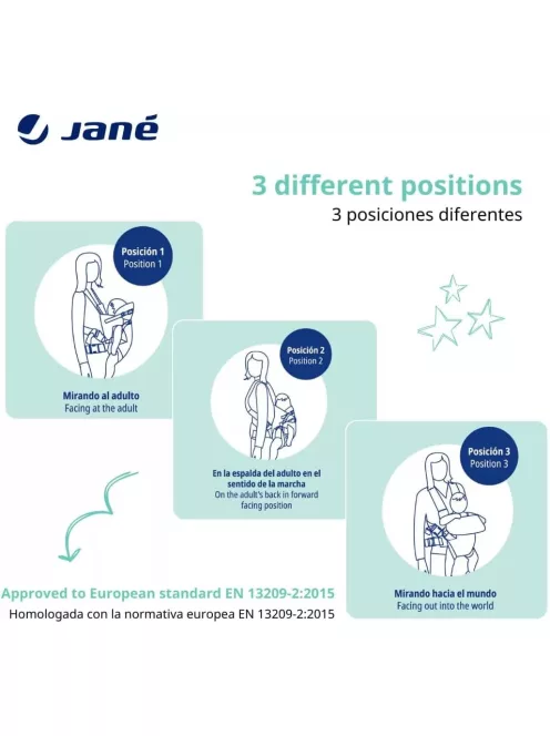 Jané Dual bézs babahordozó 15 kg-ig, OUTLET termék