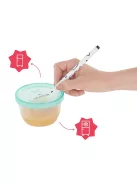 Badabulle tárolóedény tetővel 12db, 250ml. OUTLET termék