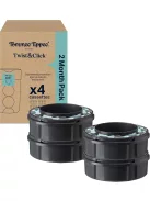 Tommee Tippee Twist&Click 4 db-os utántöltő pelenkatárolóhoz, OUTLET termék