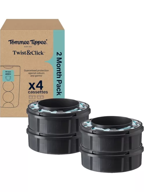 Tommee Tippee Twist&Click 4 db-os utántöltő pelenkatárolóhoz, OUTLET termék
