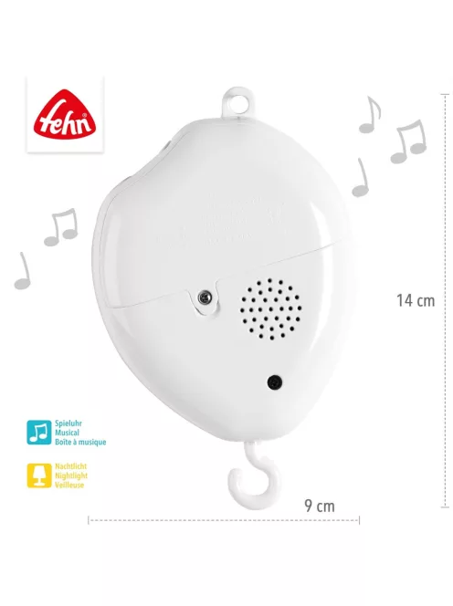 Fehn zenélő forgóhoz zenélő alkatrész és éjjeli fény, OUTLET termék