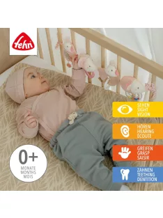   Fehn Feehnland plüss babakocsi csörgőlánc, OUTLET termék
