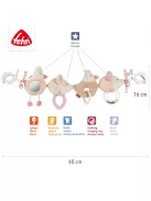 Fehn Feehnland plüss babakocsi csörgőlánc, OUTLET termék