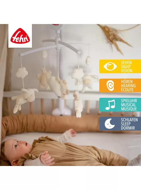 Fehn Music Mobile forgó-zenélő, OUTLET termék
