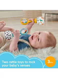 Fisher-Price csörgő játék, 2db- OUTLET termék