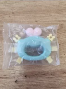 Műanyag rák csörgő és rágóka, OUTLET termék