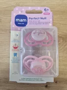 Mam Perfect Night 2 db-os szilikon cumi szett, 6hó+, OUTLET termék