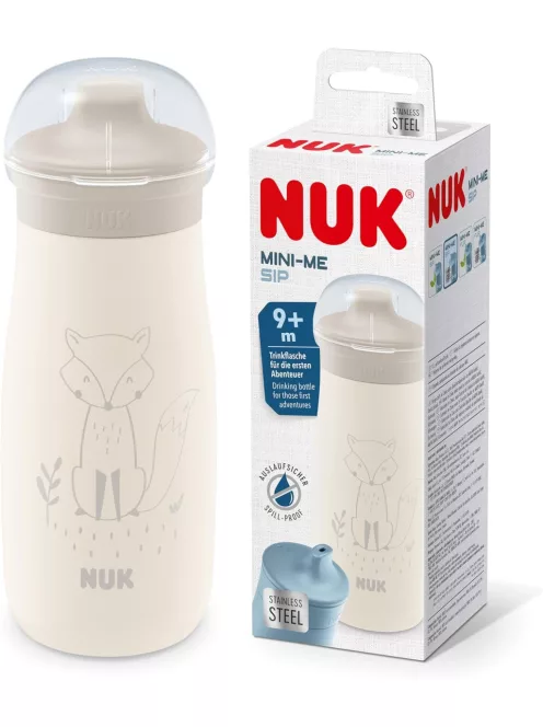Nuk Mini-Me rozsdamentes acél itató-300ml, OUTLET termék