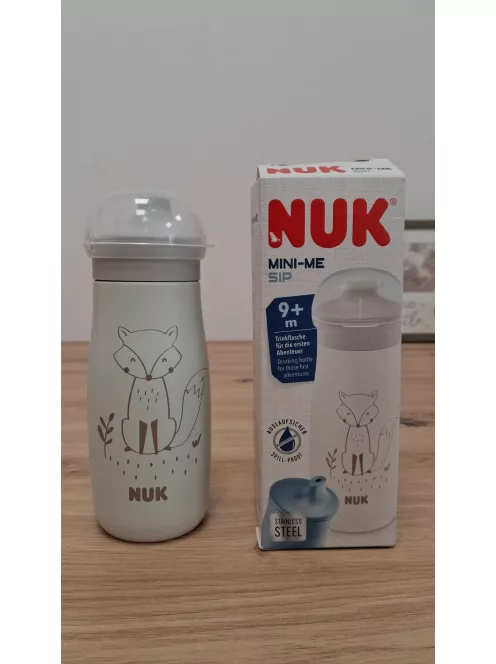 Nuk Mini-Me rozsdamentes acél itató-300ml, OUTLET termék