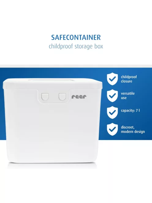 Reer SafeContainer gyerekbiztos záródású doboz, OUTLET termék