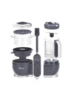   Babymoov Nutribaby Plus turmix és páróló bébiétel-készítő - szürke, OUTLET termék