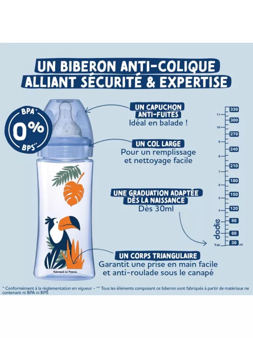 Dodie 2 db-os cumisüveg szett, OUTLET termék