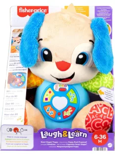   Fisher-Price készségfejlesztő kutyus, ANGOL nyelvű - OUTLET termék