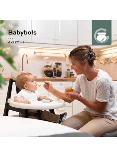   Babymoov üveg bébiétel tároló edények 4x220ml, OUTLET termék
