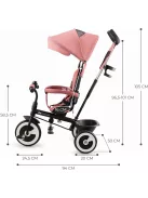 Kinderkraft Aston tricikli-pink. OUTLET termék