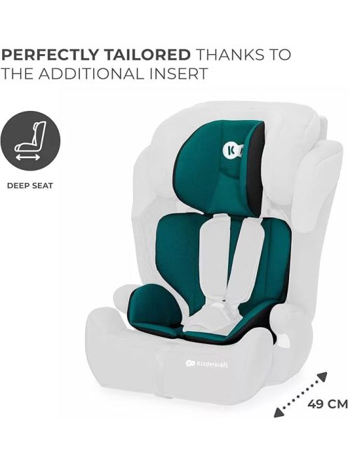  Kinderkraft Comfort Up I-Size 76-150cm gyerekülés-zöld. OUTLET termék