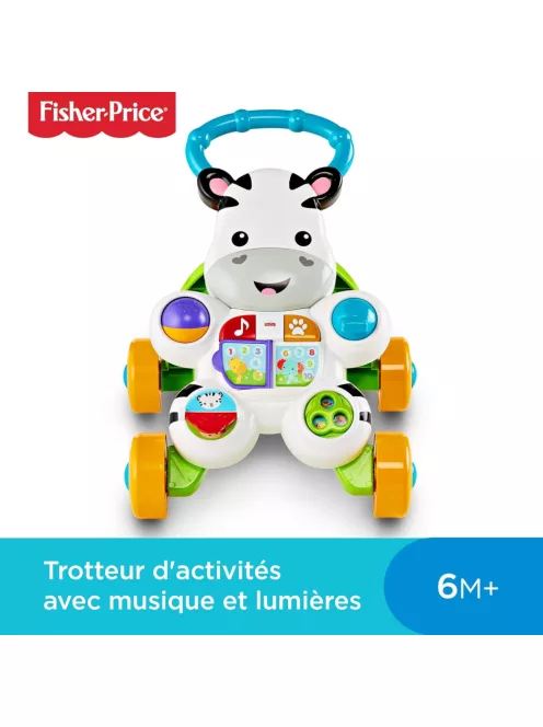 Fisher-Price Zebra járássegítő NÉMET nyelvű OUTLET termék