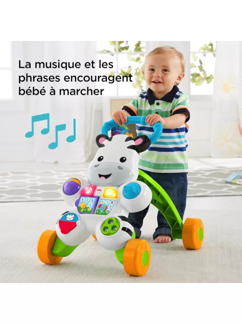 Fisher-Price Zebra járássegítő NÉMET nyelvű OUTLET termék