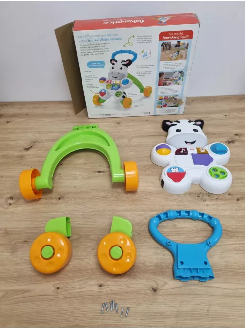Fisher-Price Zebra járássegítő NÉMET nyelvű OUTLET termék