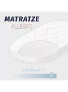 Julius Zöllner Allegro matrac babakocsiba 78x36 cm, OUTLET termék