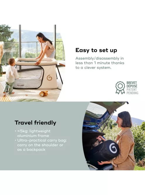 Babymoov Moov&Sleep utazójáróka-ultrakönnyű, OUTLET termék