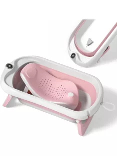   Superbe Bebe Összecsukható babakád babatartóval 80x49cm-pink, OUTLET termék