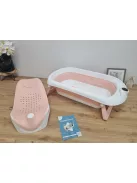 Superbe Bebe Összecsukható babakád babatartóval 80x49cm-pink, OUTLET termék