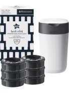 Tommee Tippee Twist&Click pelenkatartó 6 db utántöltővel, OUTLET termék