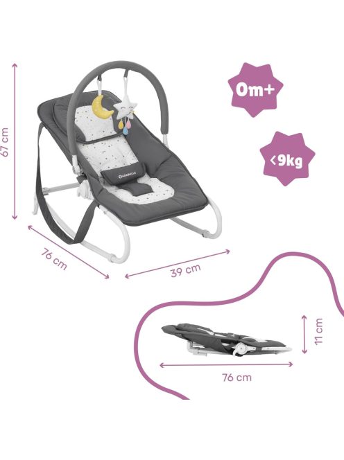 Badabulle Easy Moonlight, pihenőszék,OUTLET termék 