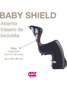   OKBaby shield biciklis gyerekülés, 9+ hó, max 22 kg, OUTLET termék
