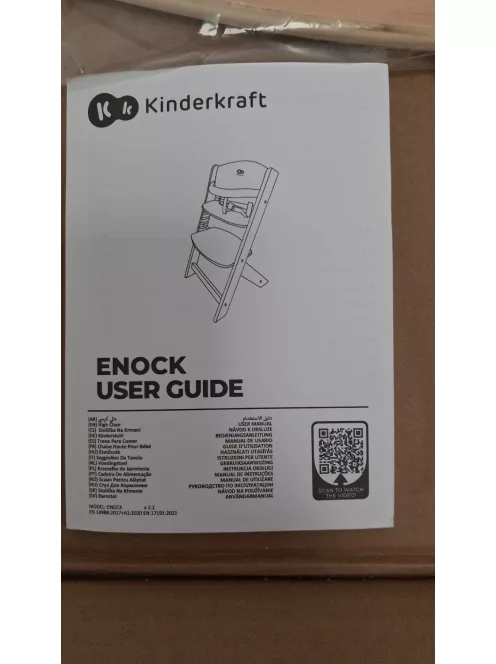  Kinderkraft Enock fa etetőszék, OUTLET termék