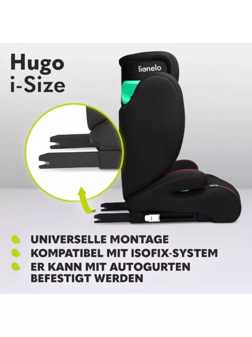 LIONELO HUGO I-SIZE gyerekülés 100-150cm OUTLET termék