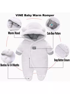   Vine bundás négyévszakos babaoverál, 6-9 hó, OUTLET termék