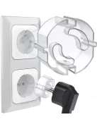 Homery gyermekbiztonsági konnektorvédő szett, 12 db-os, OUTLET termék