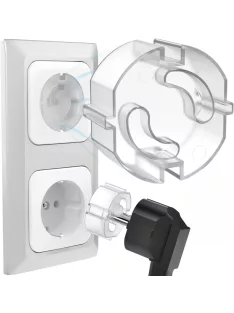   Homery gyermekbiztonsági konnektorvédő szett, 12 db-os, OUTLET termék
