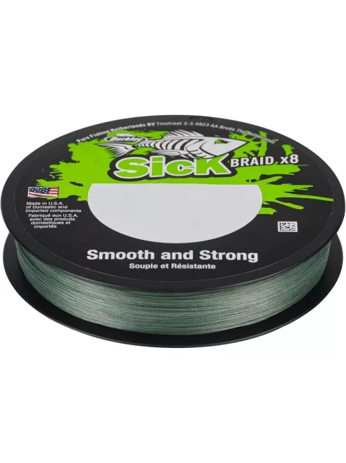 Berkley Sick Braid 8 szálas fonott horgászzsinór 0,06mm 5,4kg, 150m OUTLET termék