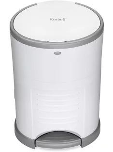 Korbell mini pelenkázó kuka 9L fehér- Outlet termék