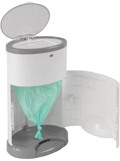 Korbell mini pelenkázó kuka 9L fehér- Outlet termék