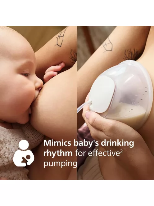 Philips Avent SCF547/11 kéz nélküli dupla elektromos mellszívó, OUTLET termék