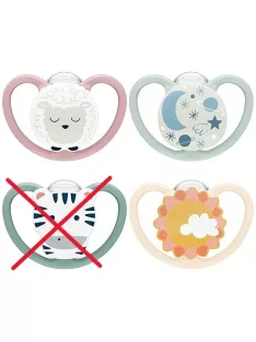   NUK Space Day & Night baba cumik | 6-18 hónapos korig - OUTLET termék