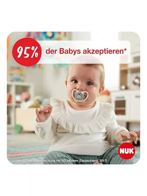 NUK Space Day & Night baba cumik | 6-18 hónapos korig - OUTLET termék