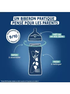   DODIE Többlyukú Hasfájás Elleni Cumi Cumisüveg – 3db x330 ml
