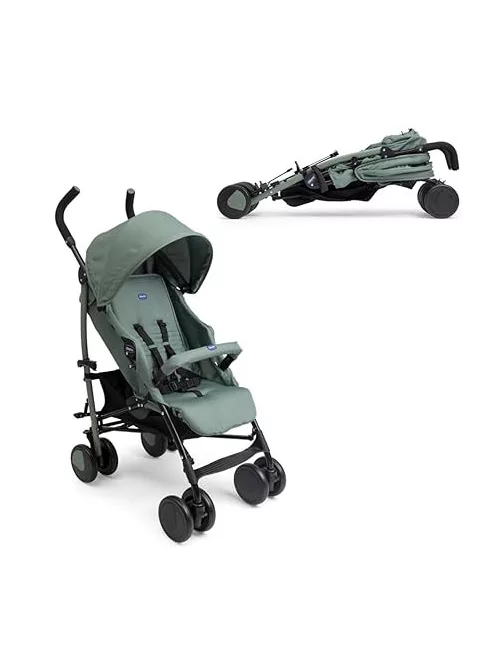 Chicco Echo Lite kompakt esernyőre csukható babakocsi - zöld, OUTLET termék