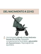 Chicco Echo Lite kompakt esernyőre csukható babakocsi - zöld, OUTLET termék