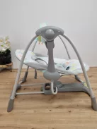 Ingenuity Hugs & Hoots bébihinta, összecsukható és hordozható bébihinta, 5 ringatási sebesség, születéstől 9 kg-ig OUTLET termék