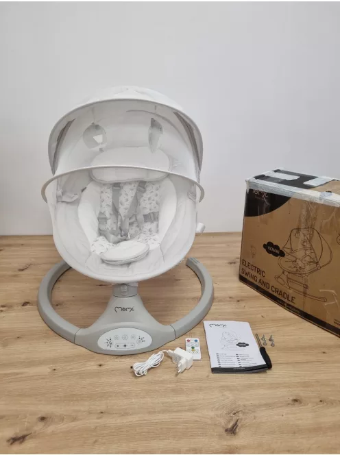 MoMi Lami Kenani elektromos babahinta-fehér, OUTLET termék