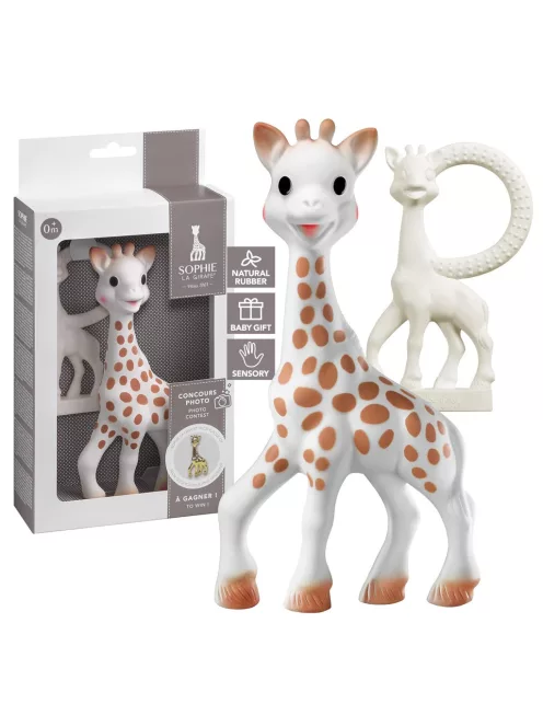 Sophie la Girafe rágóka szett-díszcsomagban. OUTLET termék