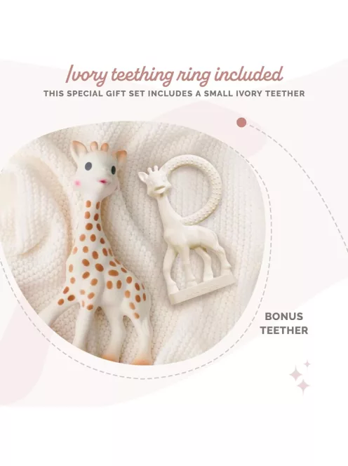 Sophie la Girafe rágóka szett-díszcsomagban. OUTLET termék
