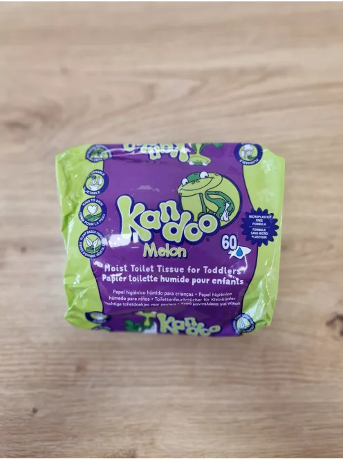 Kandoo Melon nedves törlőkendők, 4x60 darab, illatmentes - OUTLET termék